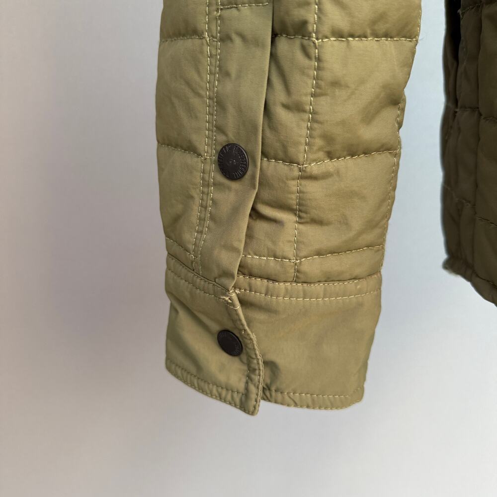 Womens Fayettechill green chore jacket - barn coat - olive - quilted - size L - Picture 4 of 11